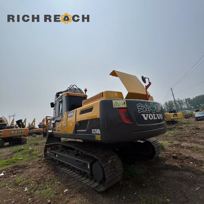 Rear view – 2025 Volvo EC250DL used excavator $41,000 for sale